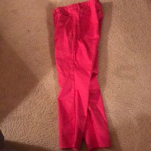 Hot pink petite jeans